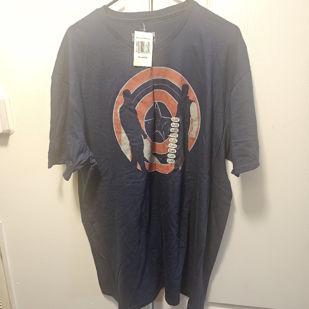 Marvel Dark Blue Captain America Shield T-Shirt
